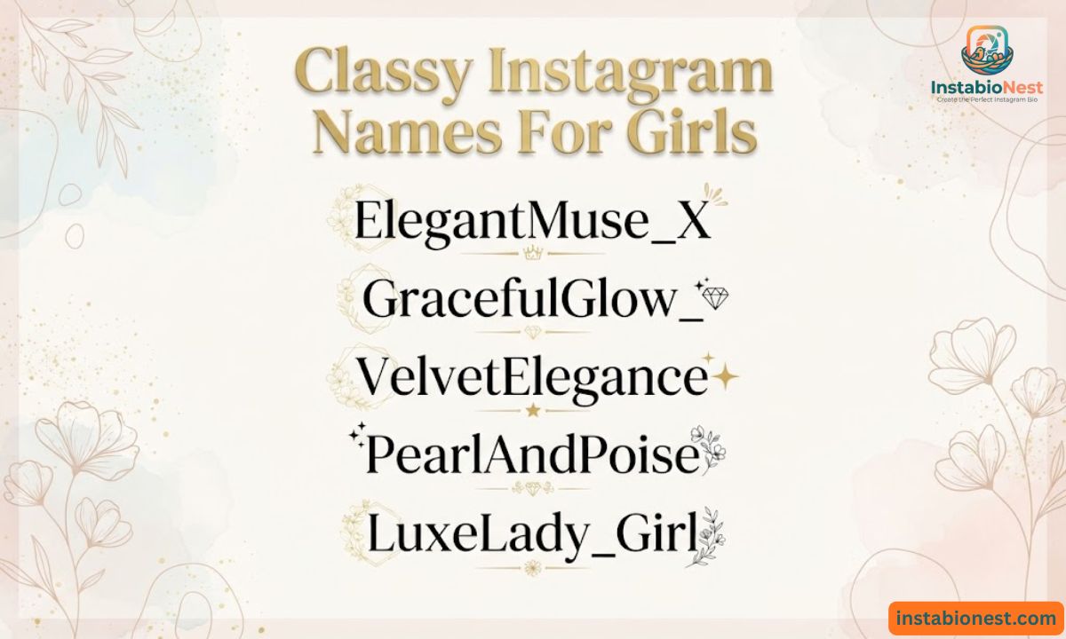 Instagram Names For Girls