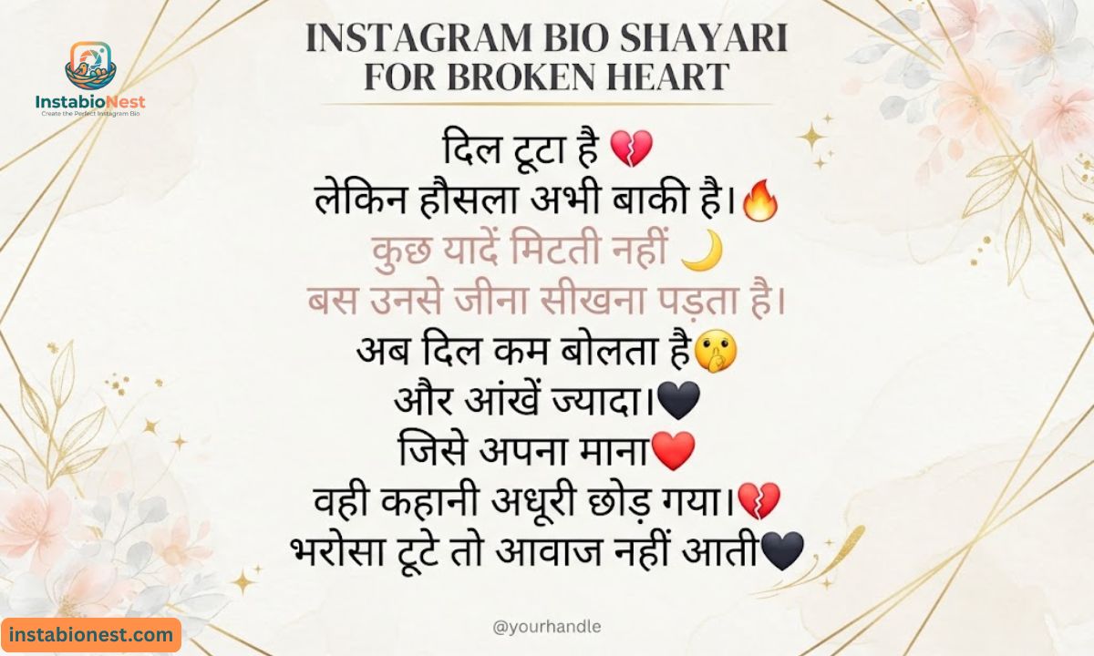 Instagram Bio Shayari